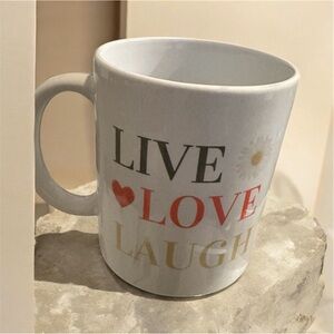 Brand new mug live, love, laugh psalms 126:2 Great gift idea $14